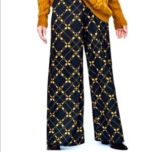 Zara Blue & Gold pants